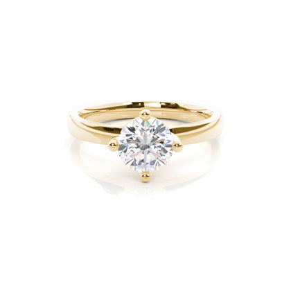 Yellow Gold Diamond Engagement Rings