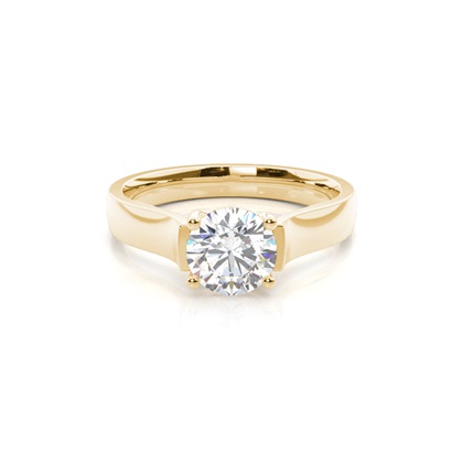 Yellow Gold Solitaire Engagement Rings