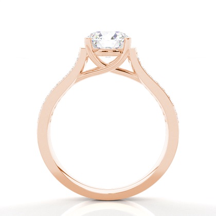 Rose Gold Diamond Engagement Rings
