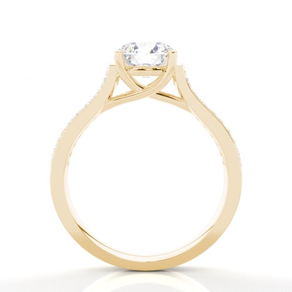 Yellow Gold Diamond Engagement Rings