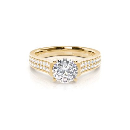 Yellow Gold Diamond Engagement Rings