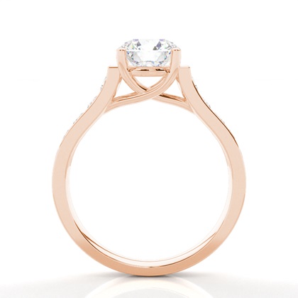 Rose Gold Diamond Engagement Rings