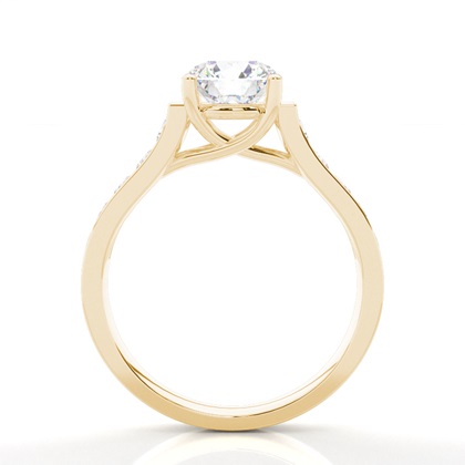 Yellow Gold Diamond Engagement Rings