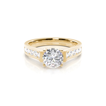 Yellow Gold Diamond Engagement Rings