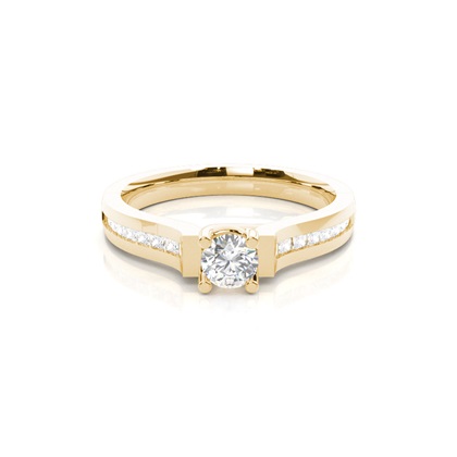 Yellow Gold Diamond Engagement Rings