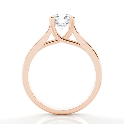 Rose Gold Diamond Engagement Rings