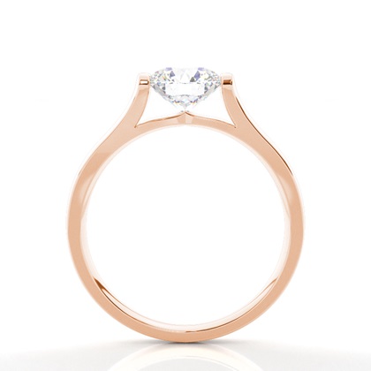 Rotgold Solitärringe Diamantringe