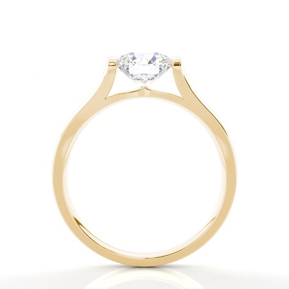 Gelbgold Solitärringe Diamantringe