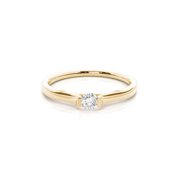 Channel Setting Plain Engagement Ring