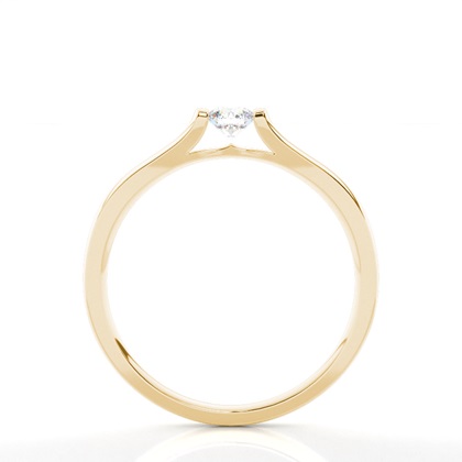Yellow Gold Promise Diamond Rings
