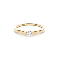 Channel Setting Plain Engagement Ring