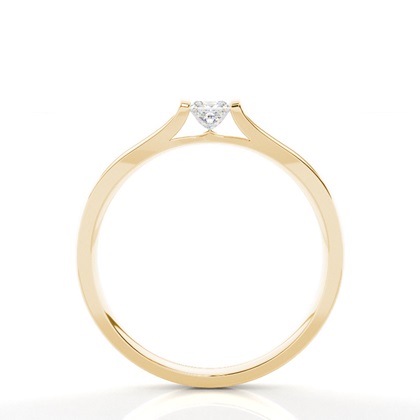 Diamantenring in einer Kanalfassung