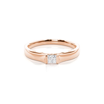Rose Gold Promise Diamond Rings