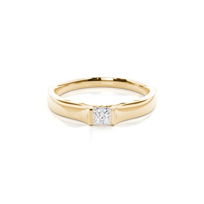 Channel Setting Plain Engagement Ring