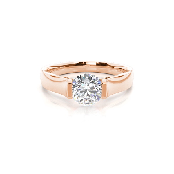 White Gold Round Diamond Engagement Ring