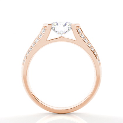 Rose Gold Diamond Engagement Rings