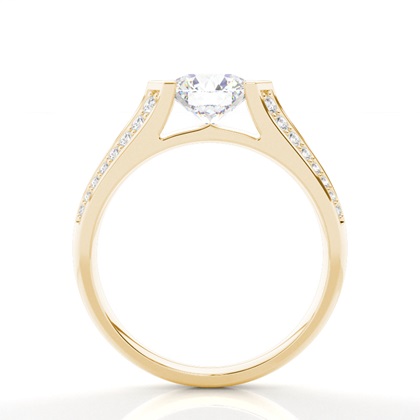 Yellow Gold Diamond Engagement Rings