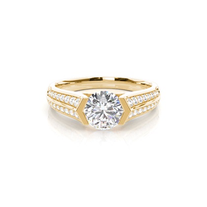 Yellow Gold Diamond Engagement Rings