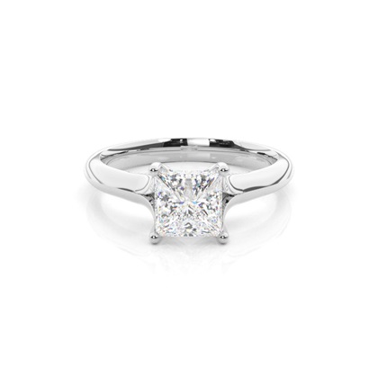 Princess Womens Diamond Engagement Rings