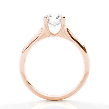 Rose Gold Diamond Engagement Rings