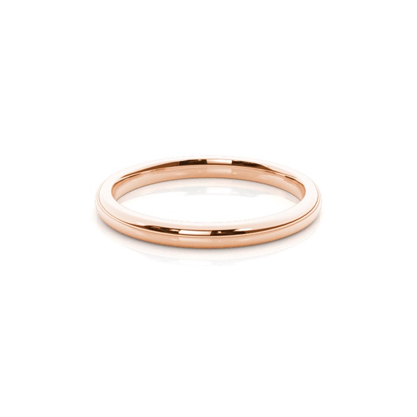 Low Dome Comfort Fit Classic Plain Wedding Band