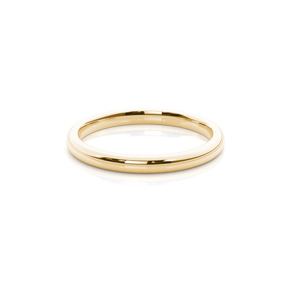 Low Dome Comfort Fit Classic Plain Wedding Band