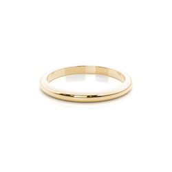 High Dome Standard Fit Classic Plain Wedding Band
