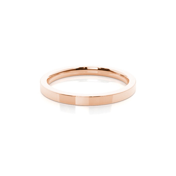 Flat Profile Comfort Fit Classic Plain Wedding Band