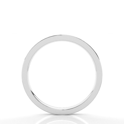 Flat Profile Comfort Fit Classic Plain Wedding Band