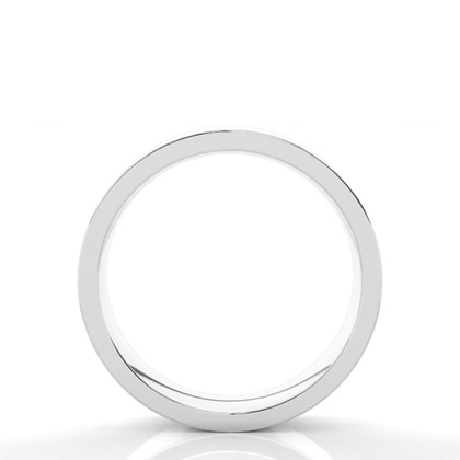 White Gold Plain Wedding Rings