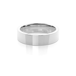 Flacher Standard bequem geschliffener Trauring