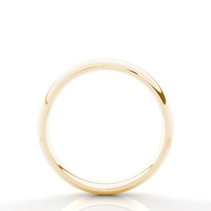 Yellow Gold Plain Wedding Rings
