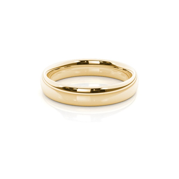 Court Profile Comfort Fit Classic Plain Wedding Band