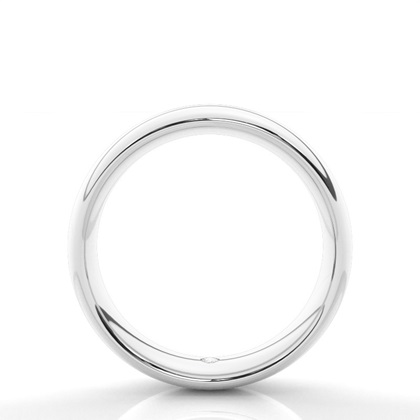 Bequem geschliffener diamanten Herren Trauring