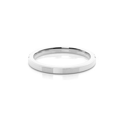 Beveled Profile Comfort Fit Classic Plain Wedding Band