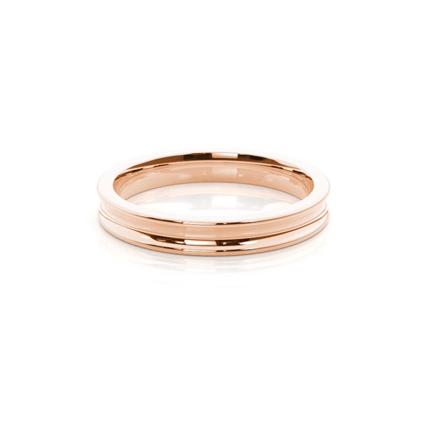 Concave Profile Comfort Fit Classic Plain Wedding Band