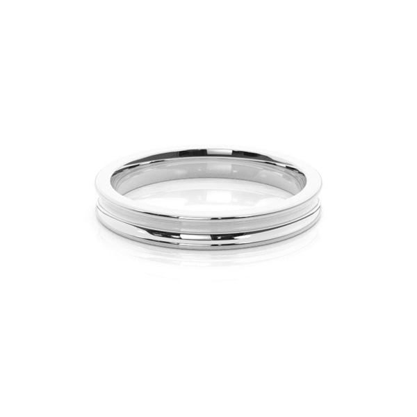 Concave Profile Comfort Fit Classic Plain Wedding Band