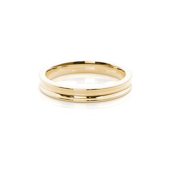 Concave Profile Comfort Fit Classic Plain Wedding Band