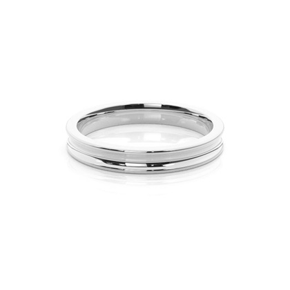Concave Profile Comfort Fit Classic Plain Wedding Band