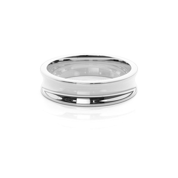 Concave Profile Comfort Fit Classic Plain Wedding Band