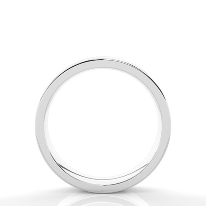 Concave Profile Comfort Fit Classic Plain Wedding Band