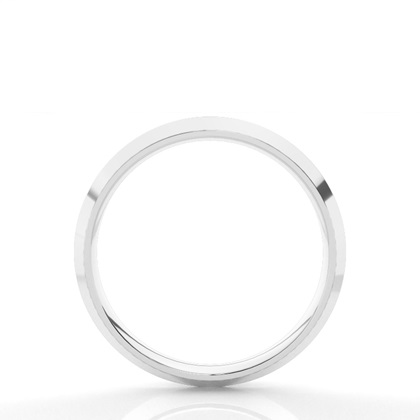 Knife Edge Comfort Fit Classic Plain Wedding Band