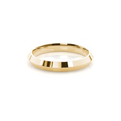 Knife Edge Comfort Fit Classic Plain Wedding Band