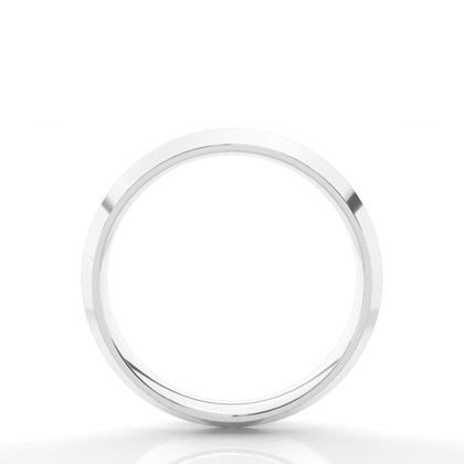 Knife Edge Comfort Fit Classic Plain Wedding Band