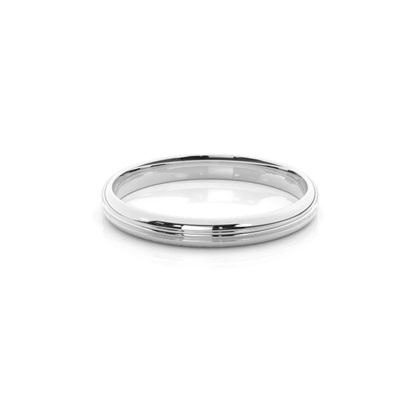 Groove Comfort Fit Classic Plain Wedding Band