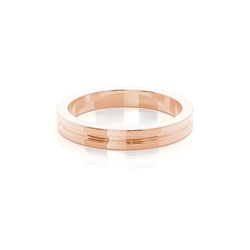 Groove Standard Fit Classic Plain Wedding Band