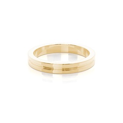 Groove Standard Fit Classic Plain Wedding Band