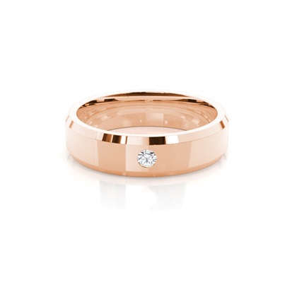 Men's Rose Gold Wedding Rings & Bands