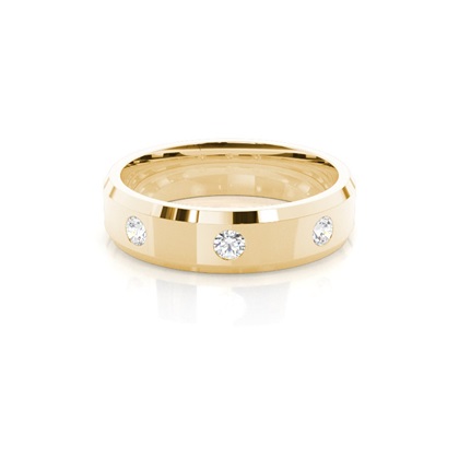 Yellow Gold Diamond Jewellery Gifts For Dad