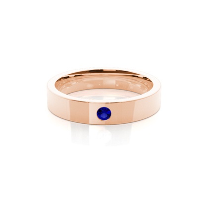 Rose Gold Men's Wedding Bands